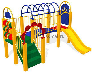 Детский игровой комплекс из дерева