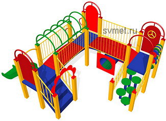 Детский игровой комплекс из дерева